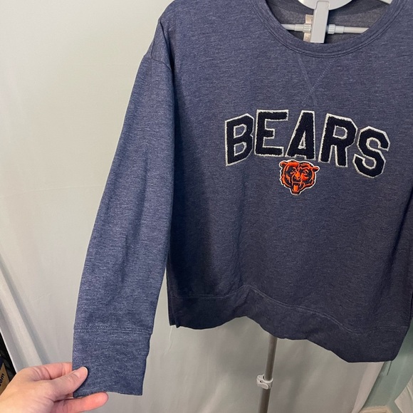 Chicago Bears Navy Sweatshirt SOFT size medium - Picture 6 of 11